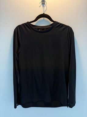 all in motion Men's Long-Sleeve Crew Neck Shirt - Black